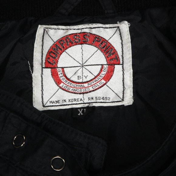 Vtg 80s  LOVERBOY 5 Million Team Columbia Records Black Bomber Jacket sz XL /097 - Picture 5 of 5